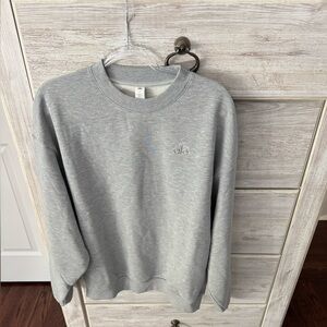 ALO Yoga Men's Light Gray Crewneck Sweater
